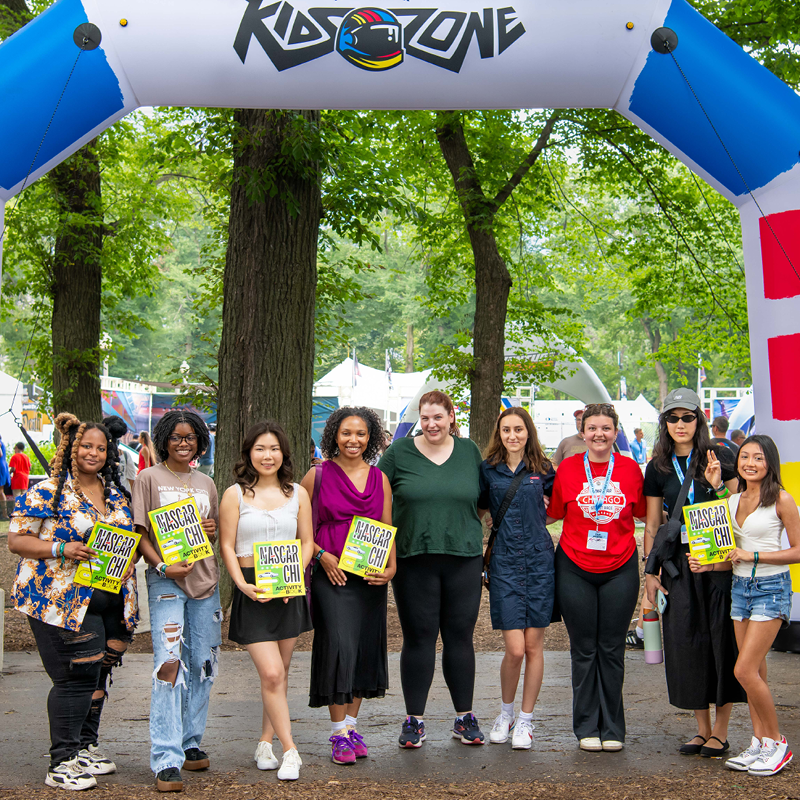 Columbia community gathers at the Nascar Chicago Street Race