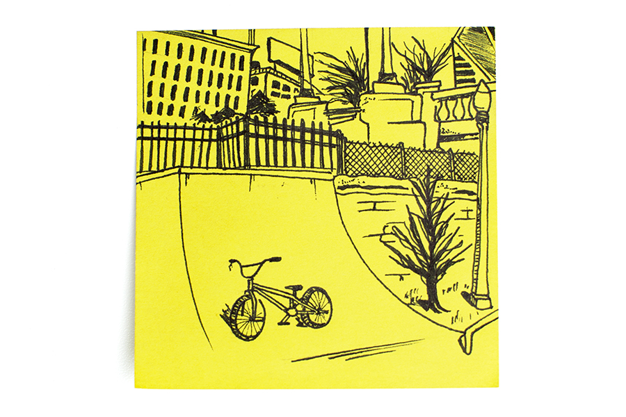 Grant Park Skate Park Post-it Doodle