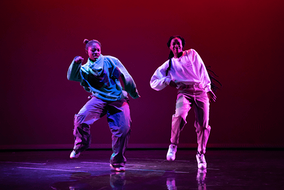 Afro Contemporary Dance Workshop by Nautica Turner-Briscoe - students dancing on stage