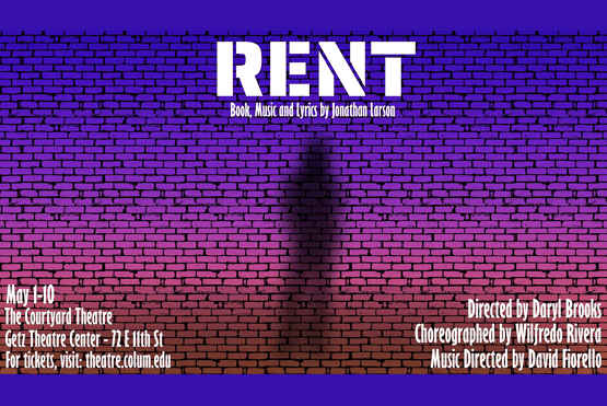 RENT postcard